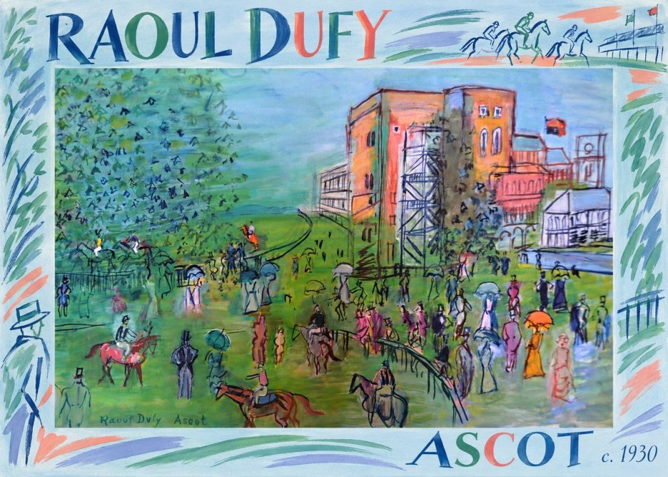 Raoul Dufy Ascot C. 1930 II No1 - Plakat