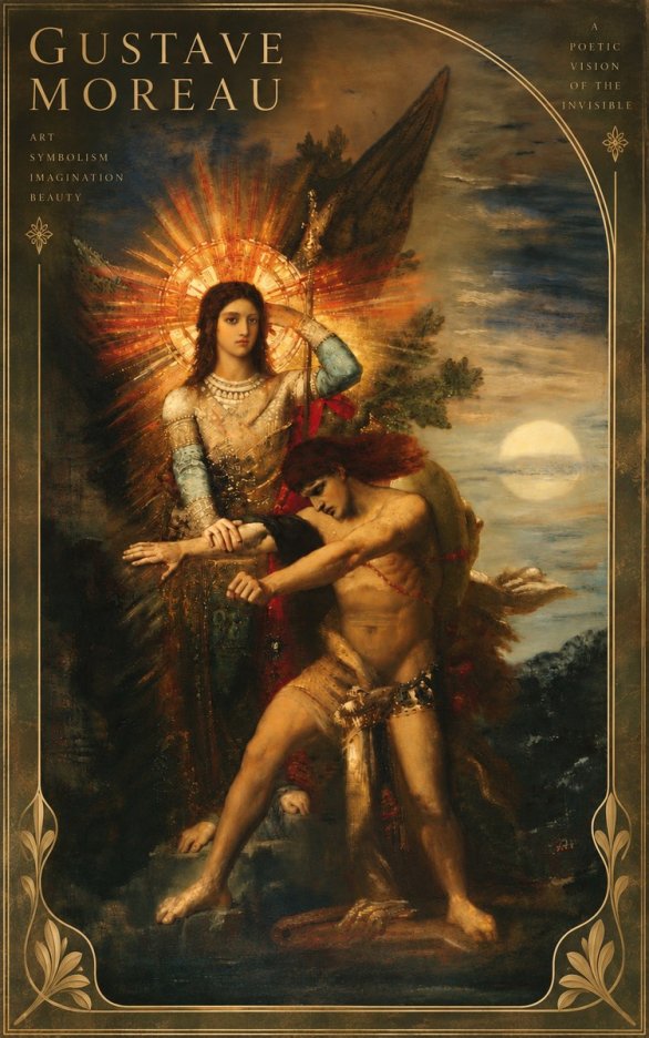 Gustave Moreau The Archangel Michael No5 - Plakat