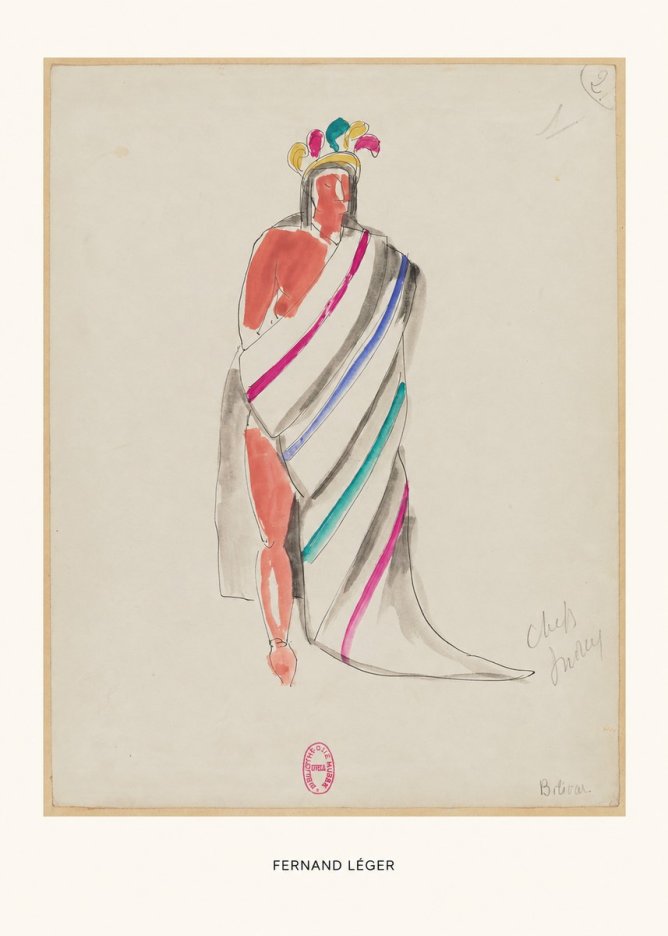 Fernand Léger Chefs Indiens No6 - Plakat