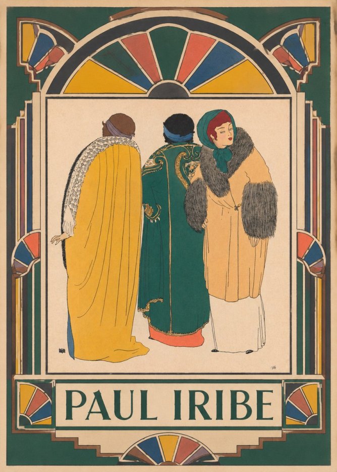 Paul Iribe Fashionable Figures No4 - Plakat
