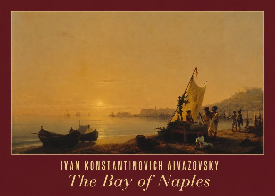 Ivan Konstantinovich Aivazovsky The Bay of Naples No3 - Plakat