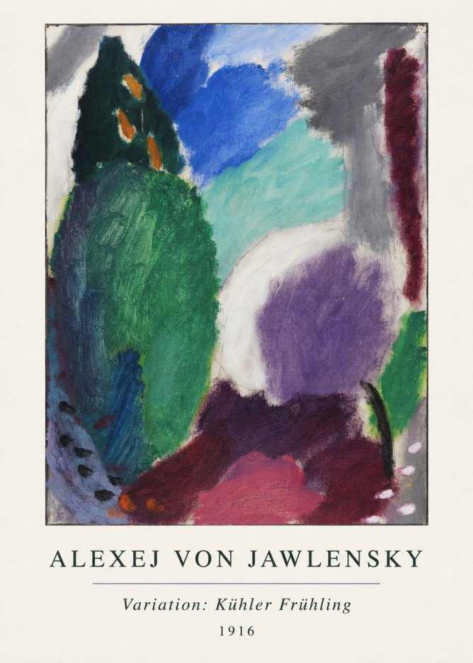 Alexej von Jawlensky Variation: Kühler Frühling No3 - Plakat