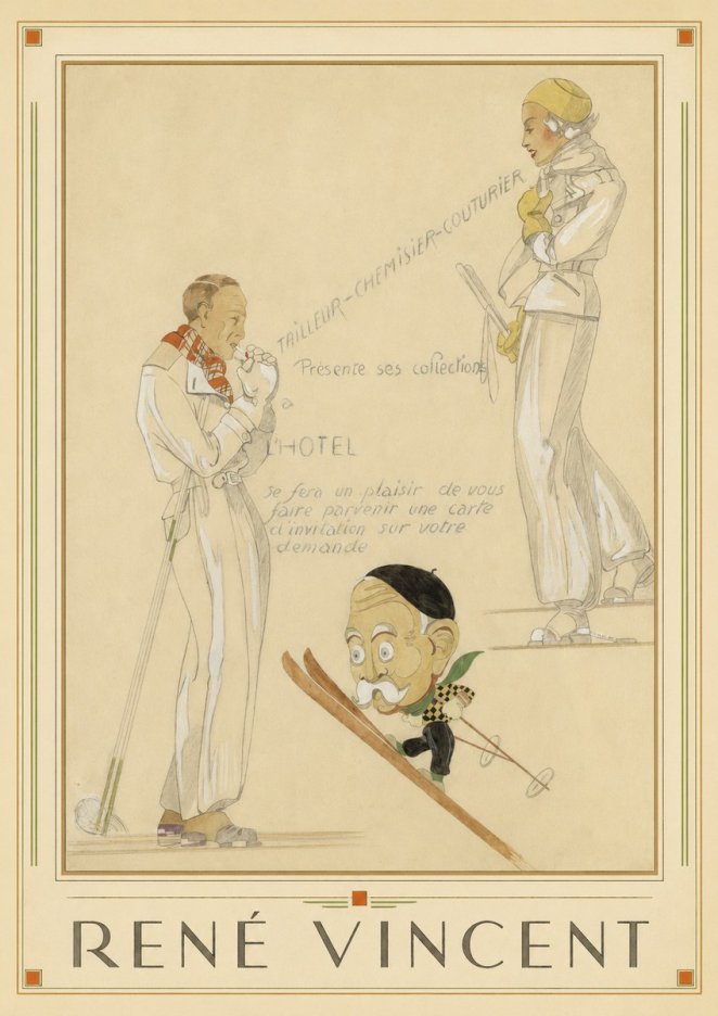 René Vincent Ttailleur-chemisier-couturier No1 - Plakat