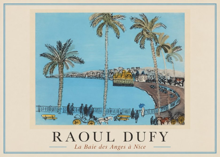 Raoul Dufy La Baie Des Anges À Nice No1 - Plakat