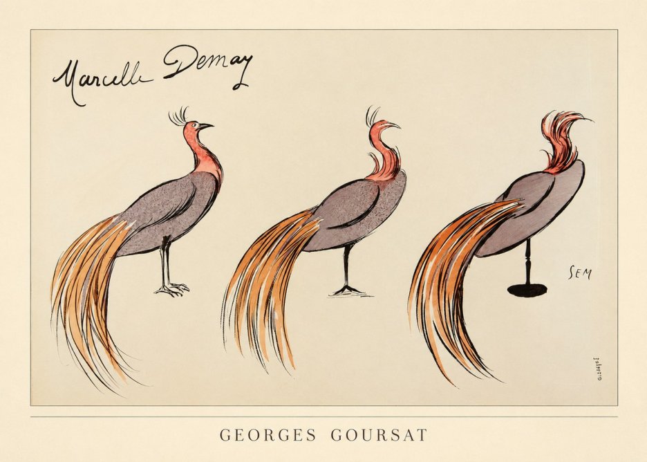 Georges Goursat Marcelle Demay No3 - Plakat