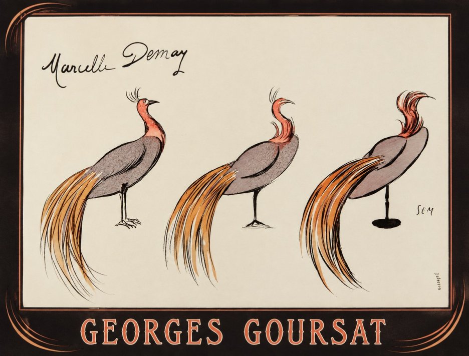 Georges Goursat Marcelle Demay No5 - Plakat