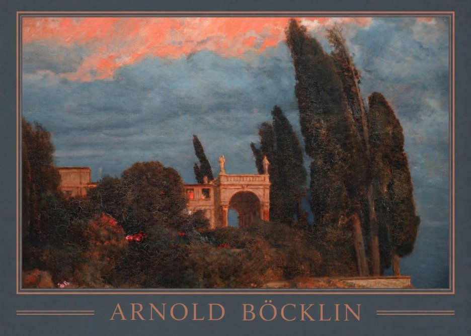Arnold Böcklin Roman Villa No1 - Plakat