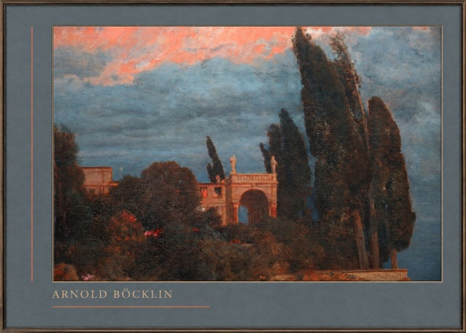 Arnold Böcklin Roman Villa No3 - Plakat