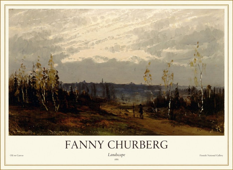 Fanny Churberg Landscape No1 - Plakat
