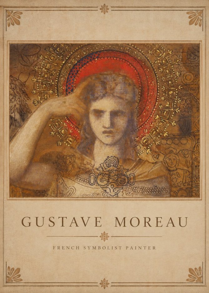 Gustave Moreau L'apparition II No1 - Plakat