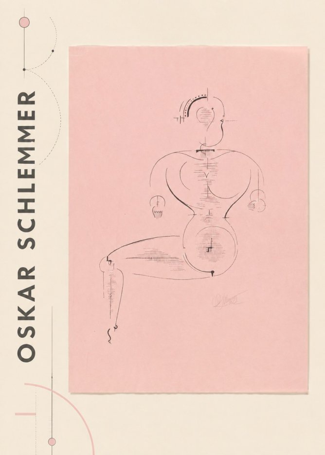 Oskar Schlemmer Figur L 1 No2 - Plakat