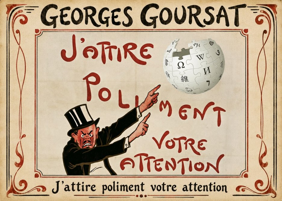 Georges Goursat J'attire Poliment Votre Attention No1 - Plakat