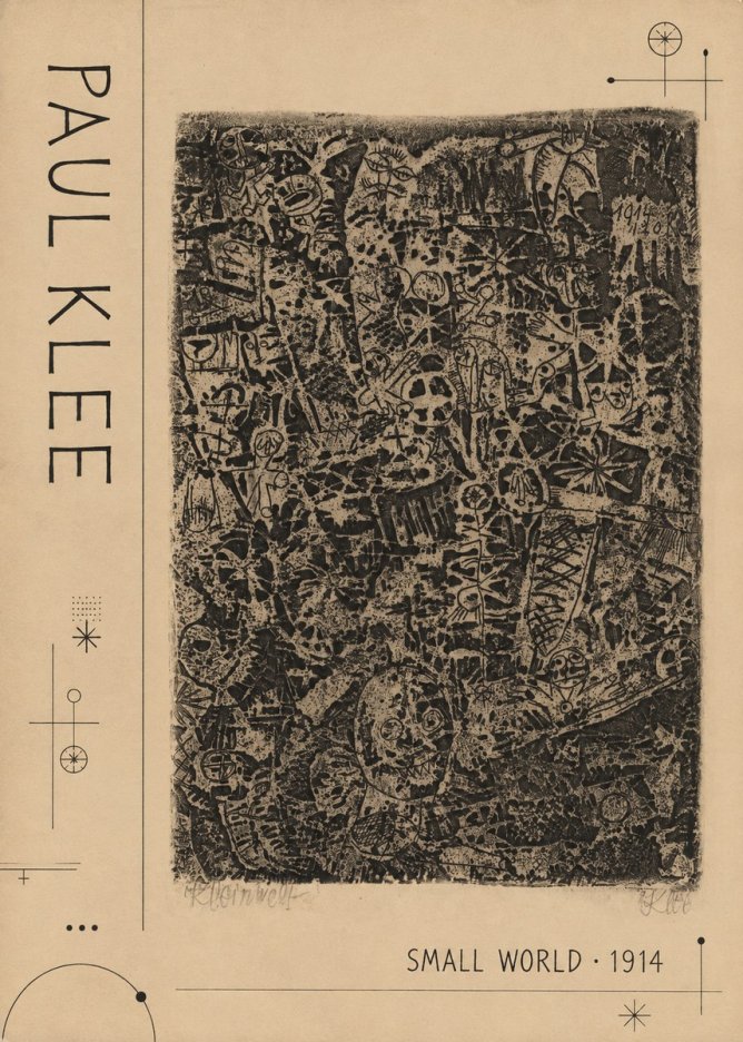 Paul Klee Small World No2 - Plakat