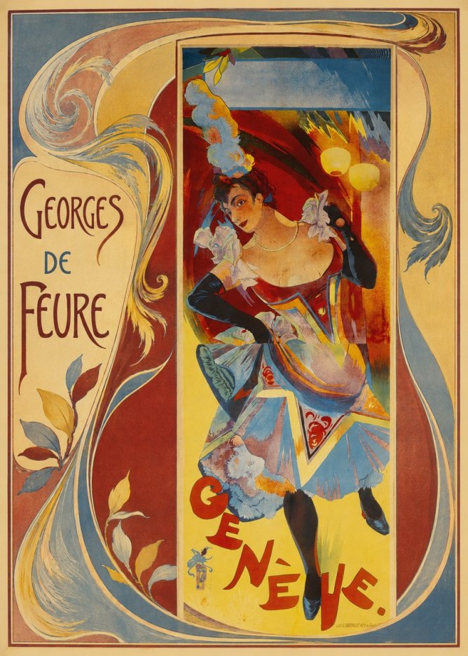 Georges de Feure Genève No4 - Plakat