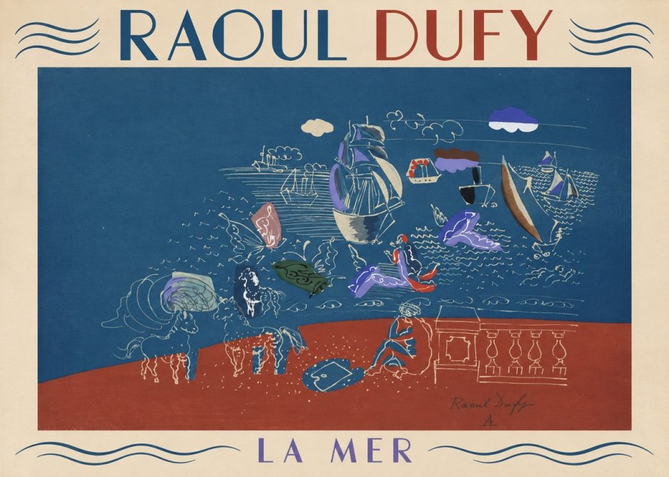 Raoul Dufy La Mer No1 - Plakat