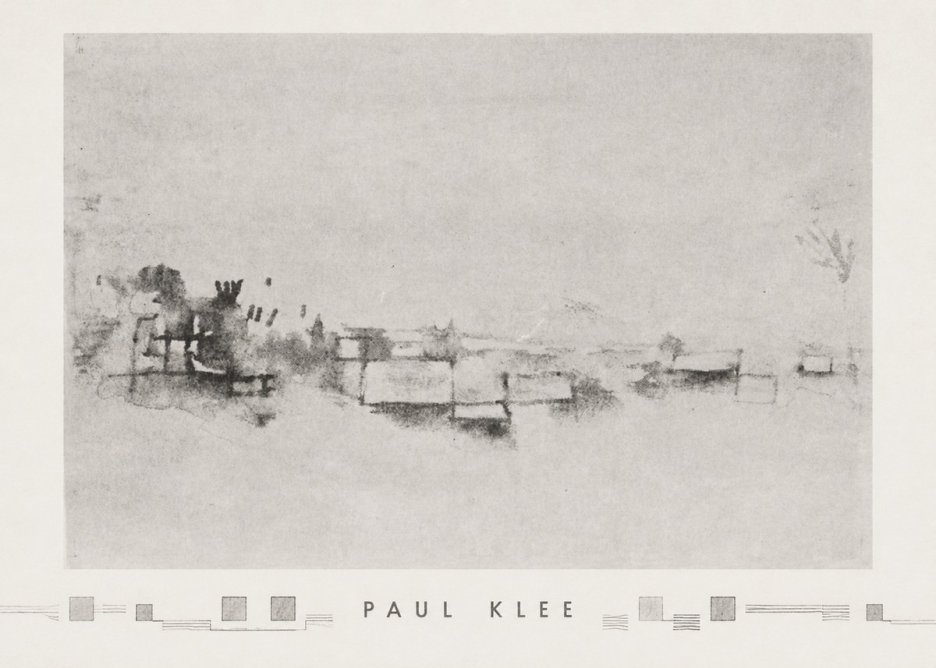 Paul Klee View of the Valley No3 - Plakat