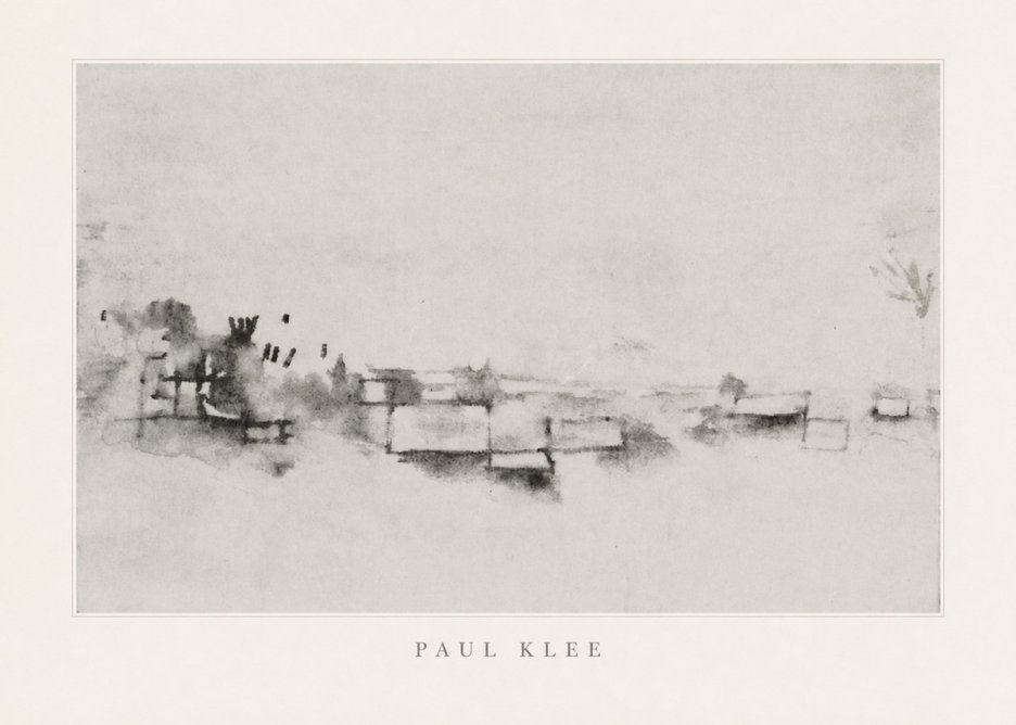 Paul Klee View of the Valley No4 - Plakat