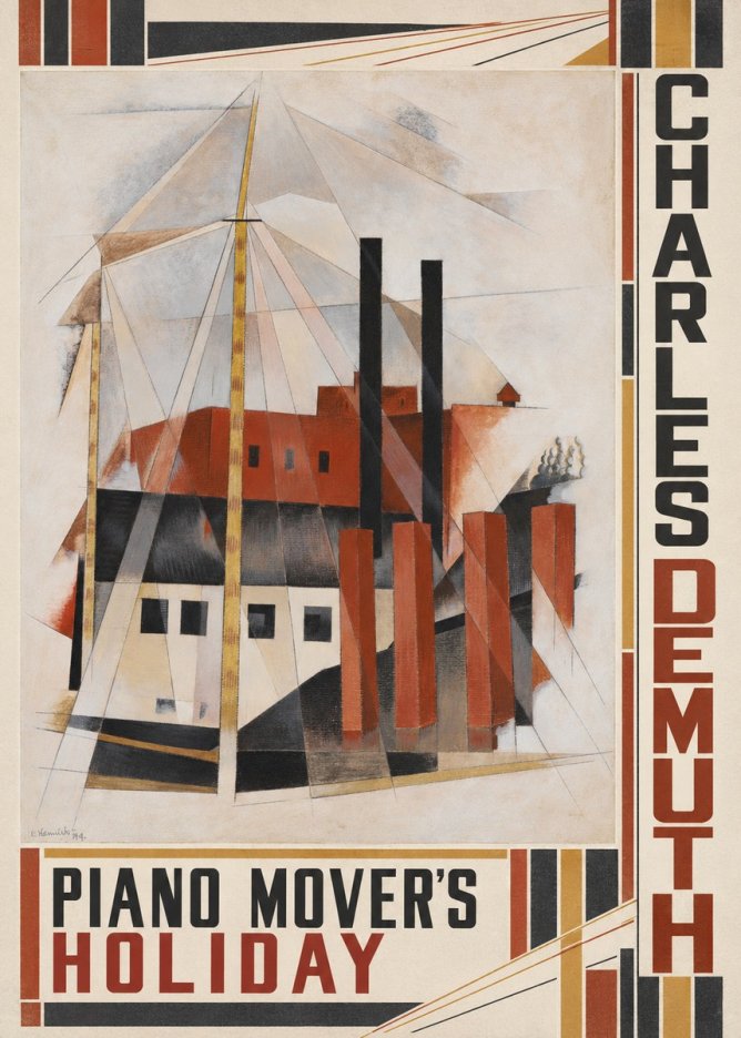 Charles Demuth Piano Mover's Holiday No3 - Plakat
