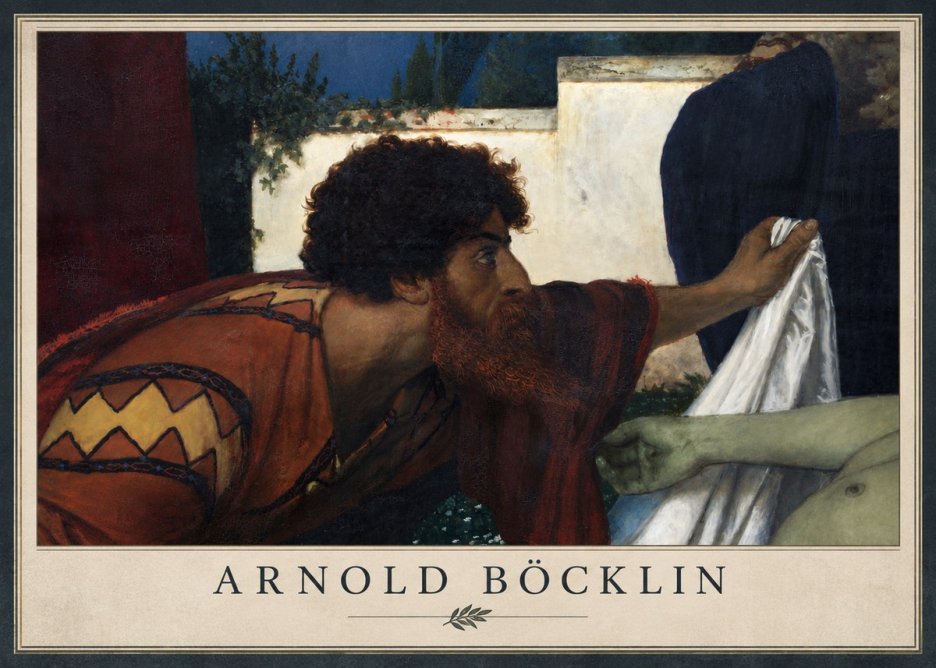 Arnold Böcklin Compianto Sul Cristo Morto No6 - Plakat