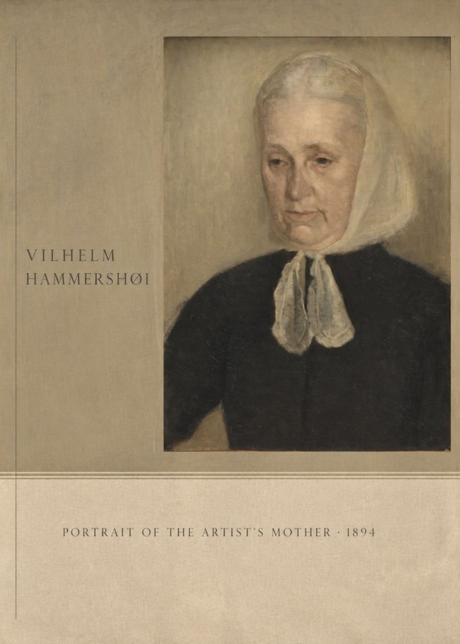 Vilhelm Hammershøi Portrait of the Artist's Mother · 1894 No5 - Plakat