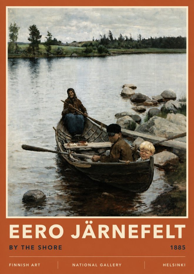 Eero Järnefelt By the Shore No5 - Plakat