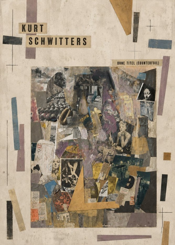 Kurt Schwitters Ohne Titel (Counterfoil) No6 - Plakat