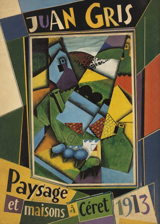 Juan Gris Paysage Et Maisons À Céret No5 - Plakat