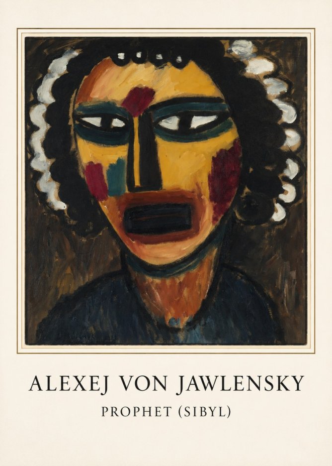 Alexej von Jawlensky Prophet (Sibil) No3 - Plakat