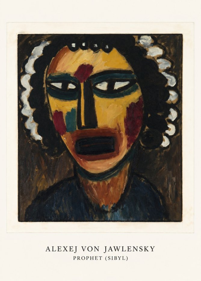 Alexej von Jawlensky Prophet (Sibil) No5 - Plakat