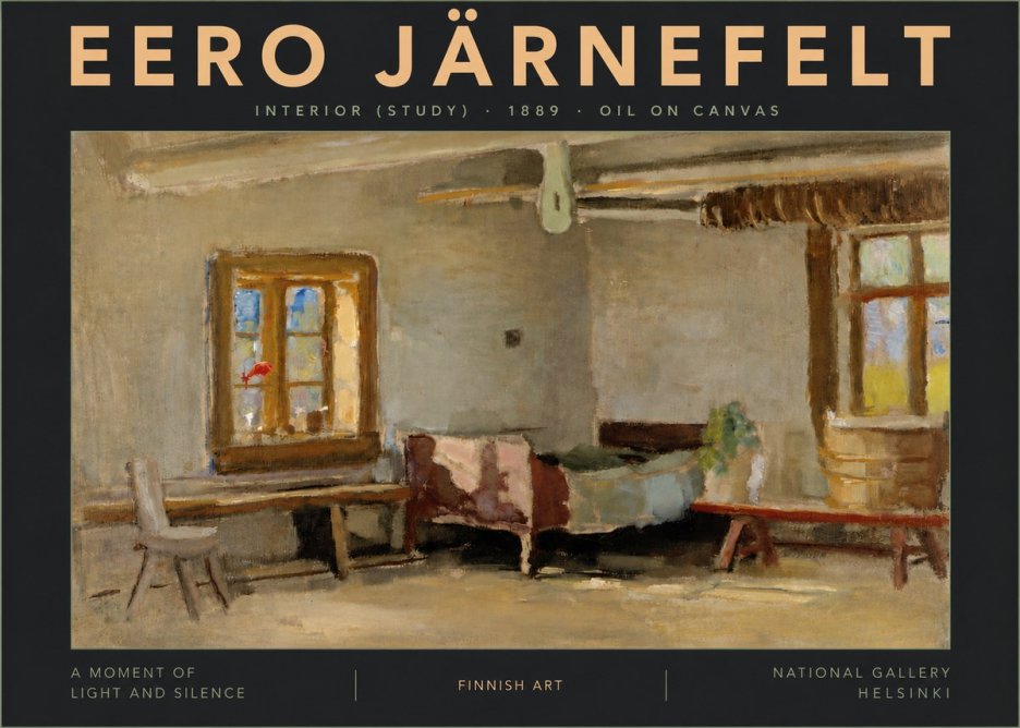 Eero Järnefelt Interior (Study) No6 - Plakat