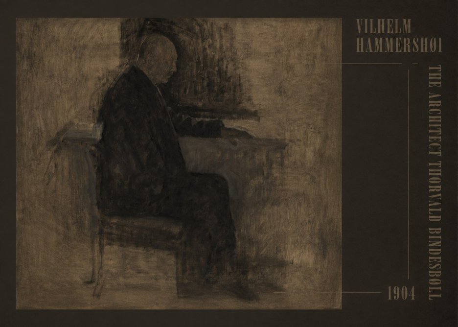 Vilhelm Hammershøi The Architect Thorvald Bindesbøll No5 - Plakat