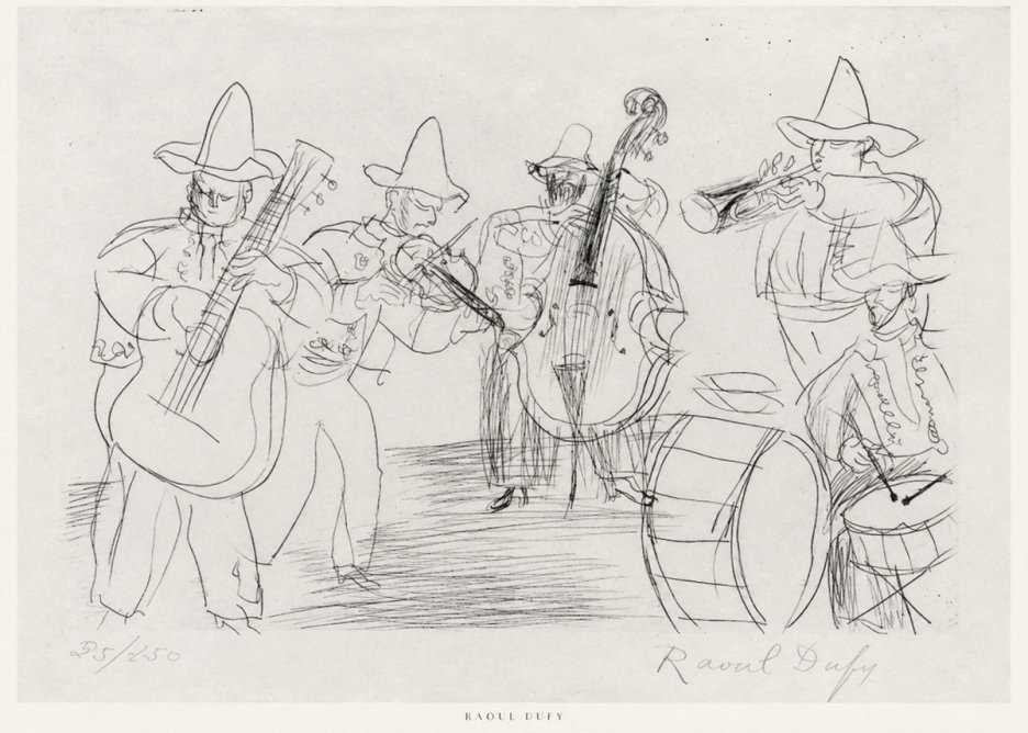 Raoul Dufy Musicians No6 - Plakat