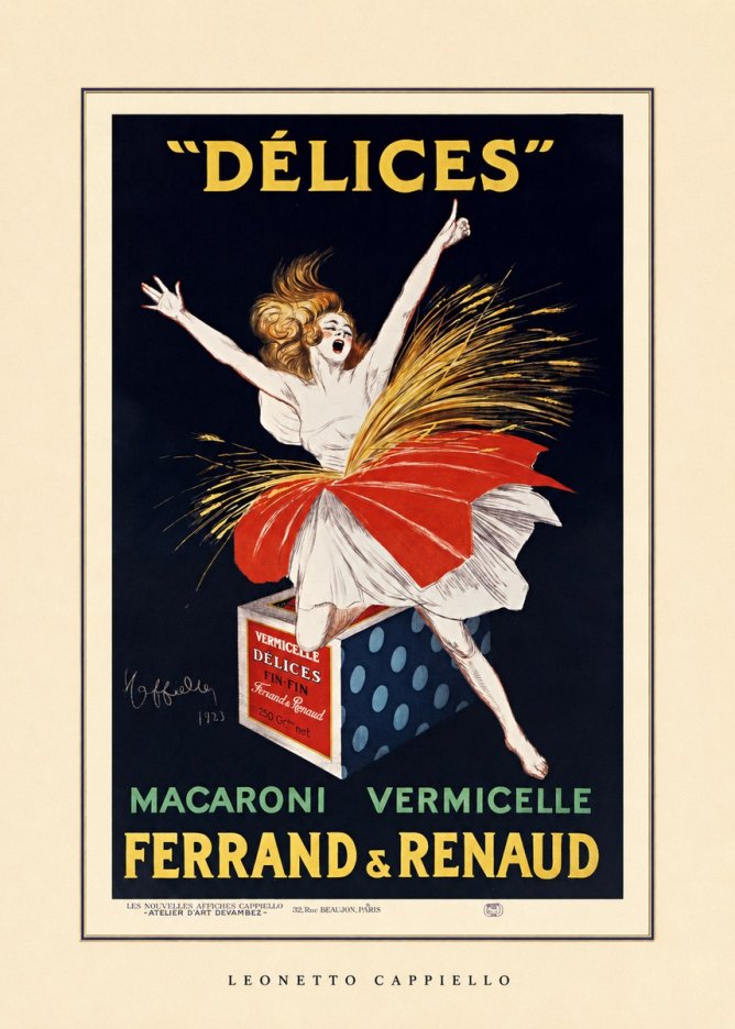 Leonetto Cappiello Délices II No4 - Plakat