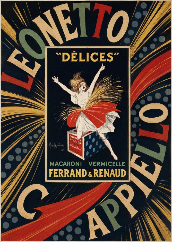 Leonetto Cappiello Délices II No5 - Plakat