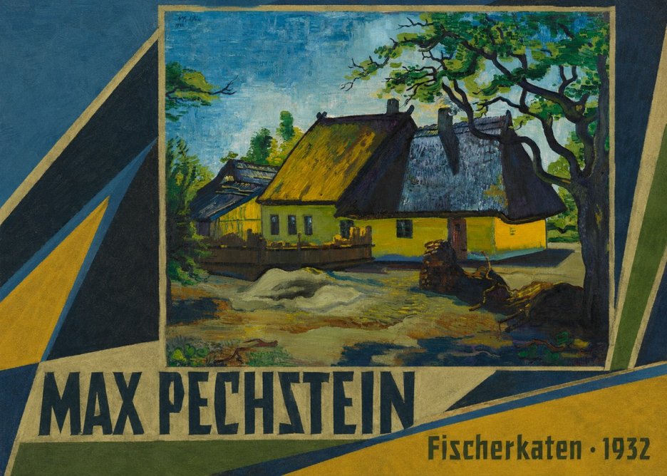 Max Pechstein Fischerkaten No2 - Plakat