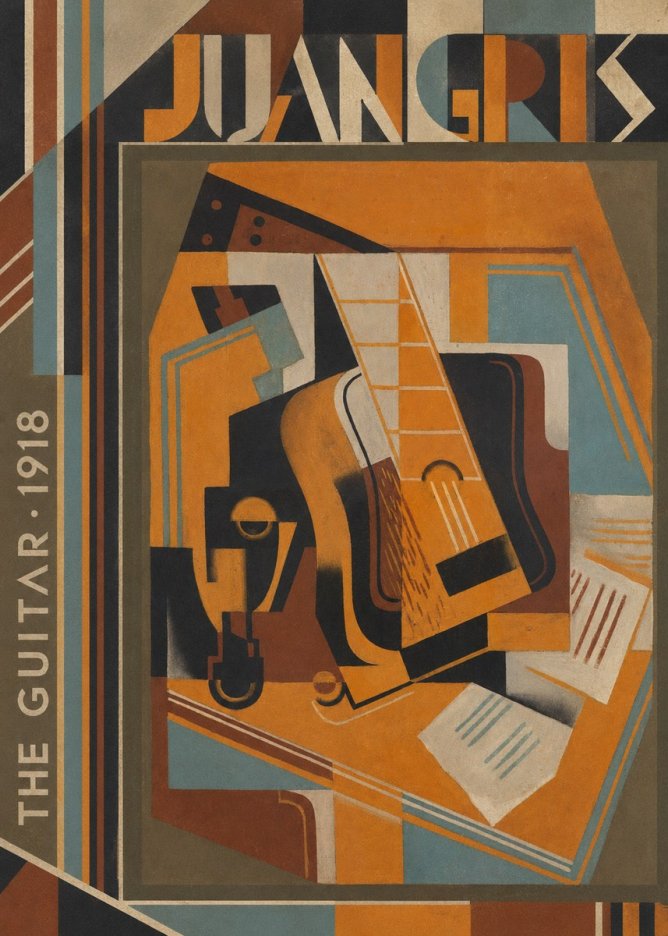 Juan Gris The Guitar No4 - Plakat