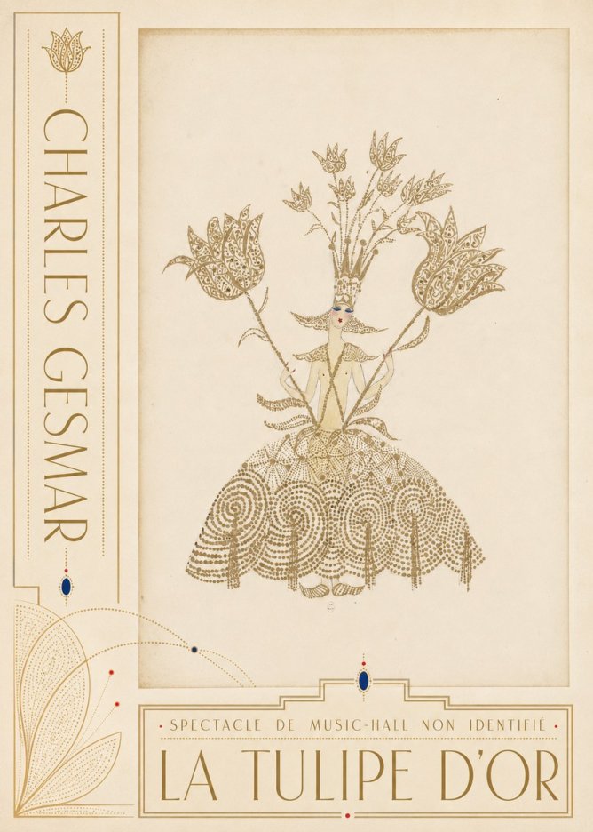 Charles Gesmar La Tulipe D'or No2 - Plakat