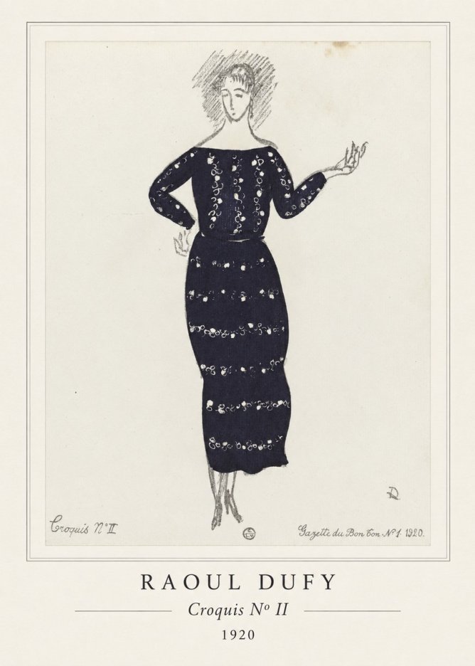 Raoul Dufy Croquis N° Ii No4 - Plakat