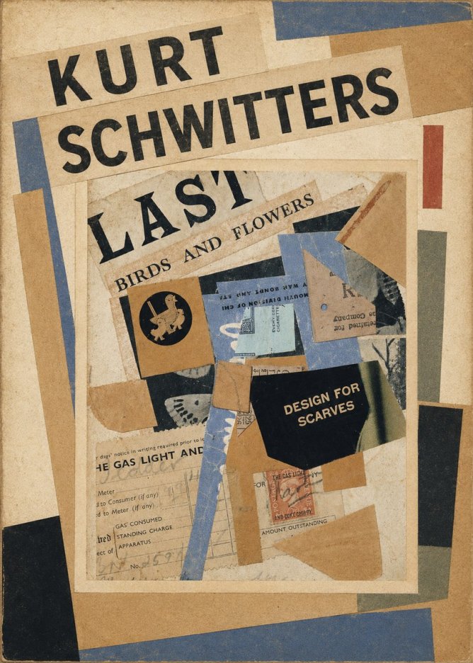 Kurt Schwitters Last Birds and Flowers No1 - Plakat