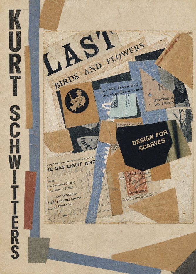 Kurt Schwitters Last Birds and Flowers No2 - Plakat