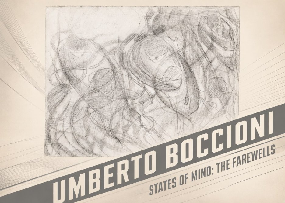 Umberto Boccioni States of Mind: the Farewells No2 - Plakat