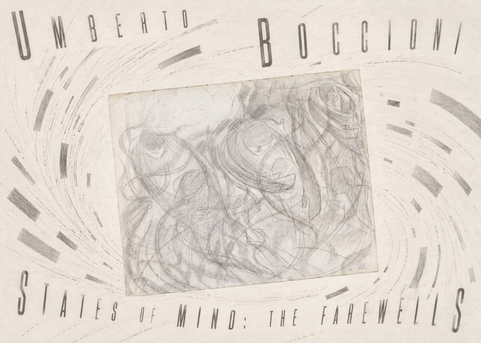 Umberto Boccioni States of Mind: the Farewells No5 - Plakat