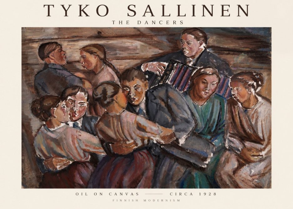 Tyko Sallinen The Dancers No1 - Plakat