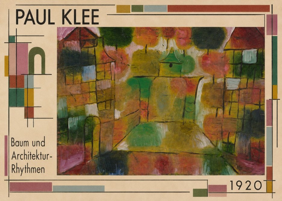 Paul Klee Baum Und Architektur-rhythmen No2 - Plakat