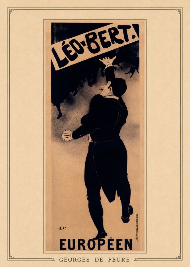 Georges de Feure Léo-bert! II No4 - Plakat