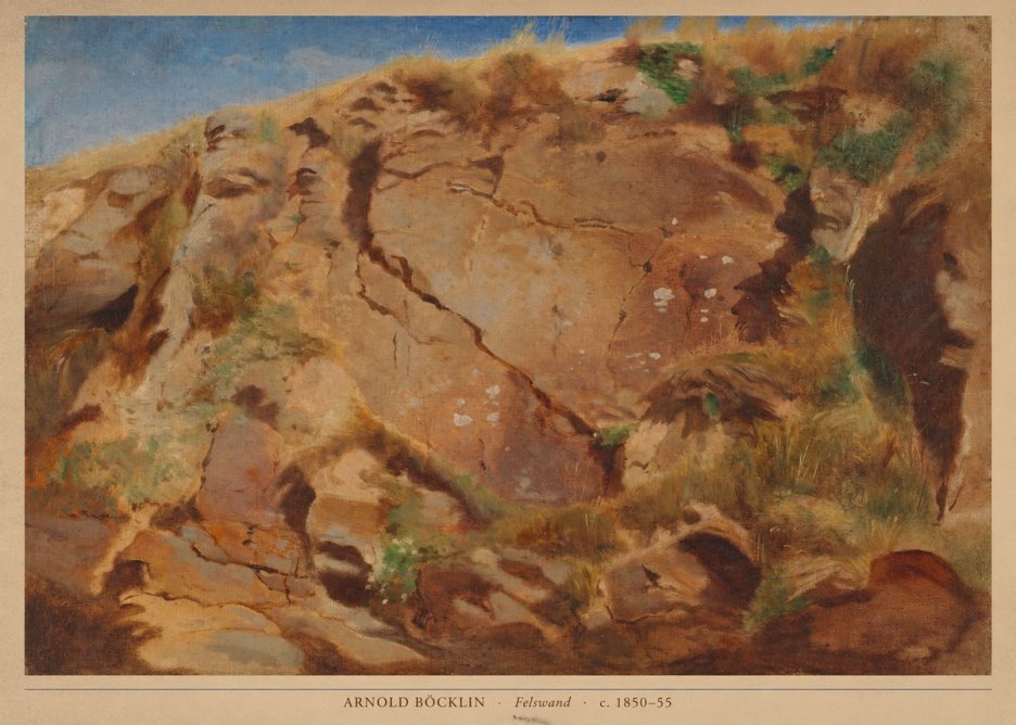 Arnold Böcklin Felswand No2 - Plakat