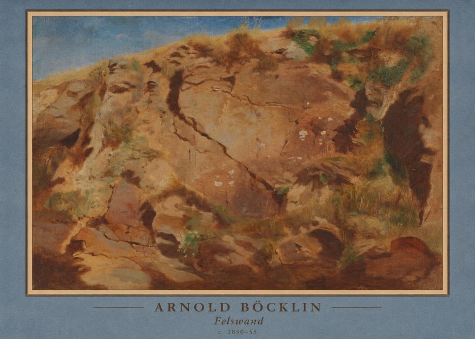 Arnold Böcklin Felswand No3 - Plakat