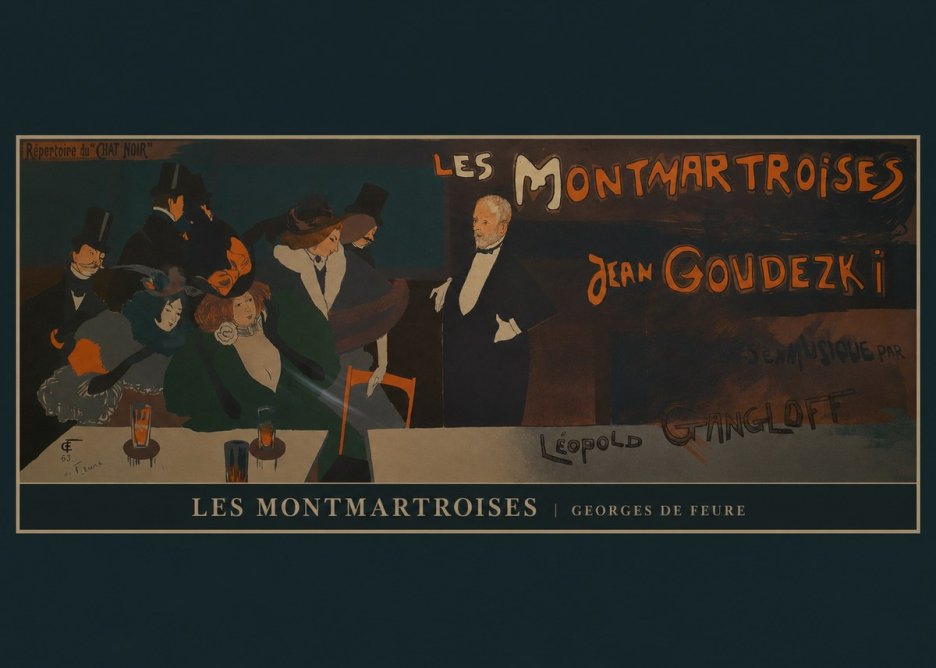 Georges de Feure Les Montmartroises No6 - Plakat