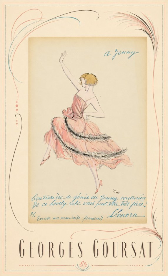Georges Goursat A Jenny No4 - Plakat
