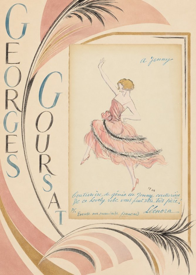 Georges Goursat A Jenny No5 - Plakat